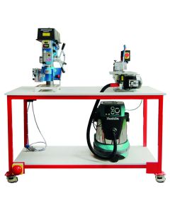 Mobile Bench 04 - Drill, Fret Saw and Extractor