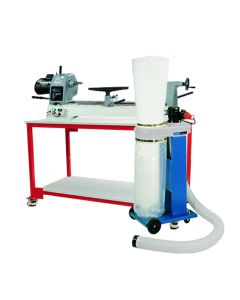 Mobile Bench 06 - Wood Lathe and Extractor