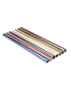 Cellophane Rolls Coloured 500mm x 4.5m Assorted - Pack of 7