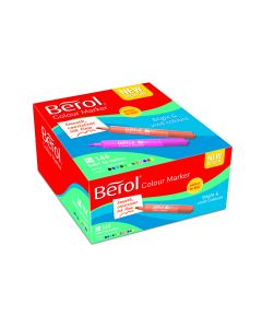 Berol Colour Markers Bullet Tip Classpack Assorted - Pack of 144