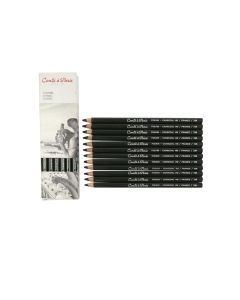 Conte Charcoal Pencils HB - Pack of 12
