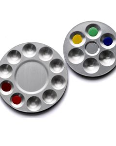 Specialist Crafts Round Aluminium Ten Well Palette