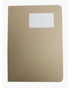 Durabook Exercise Books 9 x 7in 80 Page 8mm F&M - Buff - Pack of 100