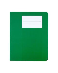 Durabook Exercise Books 9 x 7in 80 Page 8mm F&M - Dark Green - Pack of 100