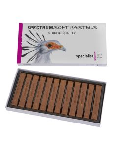 Spectrum Bistre Soft Pastels. Pack of 12