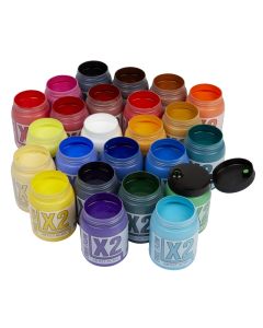 X2 Free Flow Acryl 500ml - Complete Set