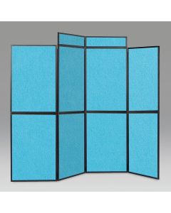 Busyfold Light 10 Panel Folding Kit With 2 Headers & Carry Bag - Cyan