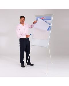 Easy Flipchart Easel White Framed