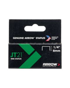 Staples For Junior and Light-Duty Staple Guns. Pack of 1000