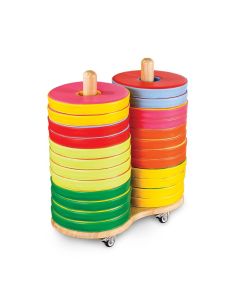 24 Seat Trolley Including 24 Bi-Colour Cushions - Pack of 24