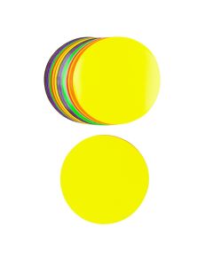 Gummed Paper Circles High Gloss - 100mm - Pack of 100