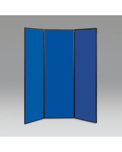 Busyfold Light 1800 Display System 3 Panel - Blue