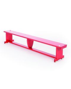 Activ-Bench 2m - Red With Castors One End
