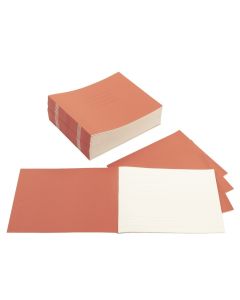 Exercise Books 6 x 8in 32 Page Learn To Write Vivid Red - Pack of 100