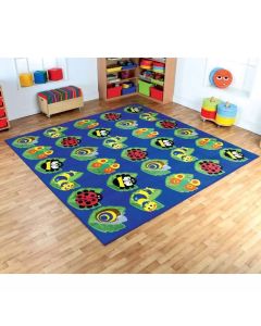Back to Nature Square Bug Rug 3 x 3m