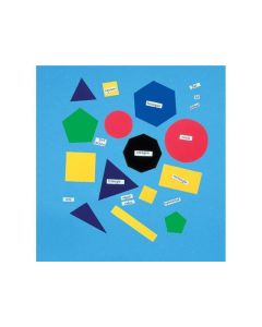 Magnetic 2D Shapes - Pack of 15
