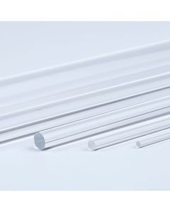 Clear Round Acrylic Rods - 500mm