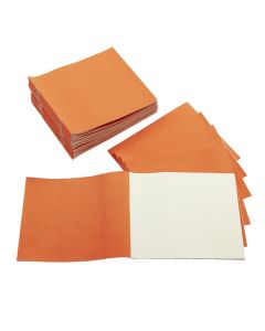 Exercise Books 5.25 x 6.5in 24 Page Blank - Orange - Pack of 100