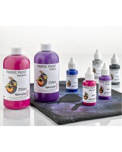 Specialist Crafts Fabric Paints Assortment