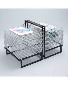 Art Table with Drying Rack & Storage