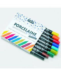 Pebeo Porcelaine 150 - Marker Pens Assortment. Pack of 9.