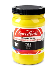 Speedball 32 oz Fabric Screen Printing Ink Yellow