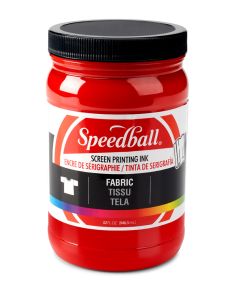 Speedball 32 oz Fabric Screen Printing Ink Red