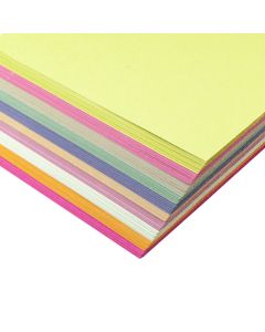 Sugar Paper 100gsm A2 Assorted - Pack of 250