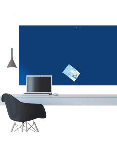 Unframed Felt Noticeboard 1500 x 1200mm - Blue