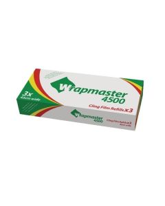 Wrapmaster 4500 Film Refill 450mm x 300m - Pack of 3