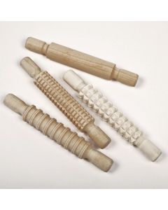 Patterened Rolling Pins - Pack of 4