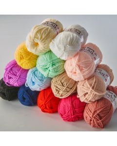 Acrylic Wool Yarn - Assorted Pack of 10