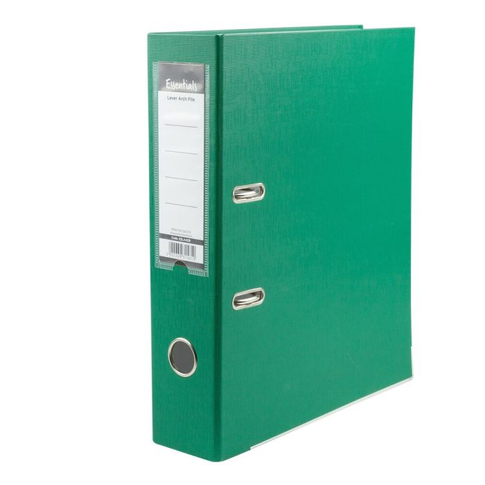 Coloured Lever Arch Files A4 Green Dryad Education