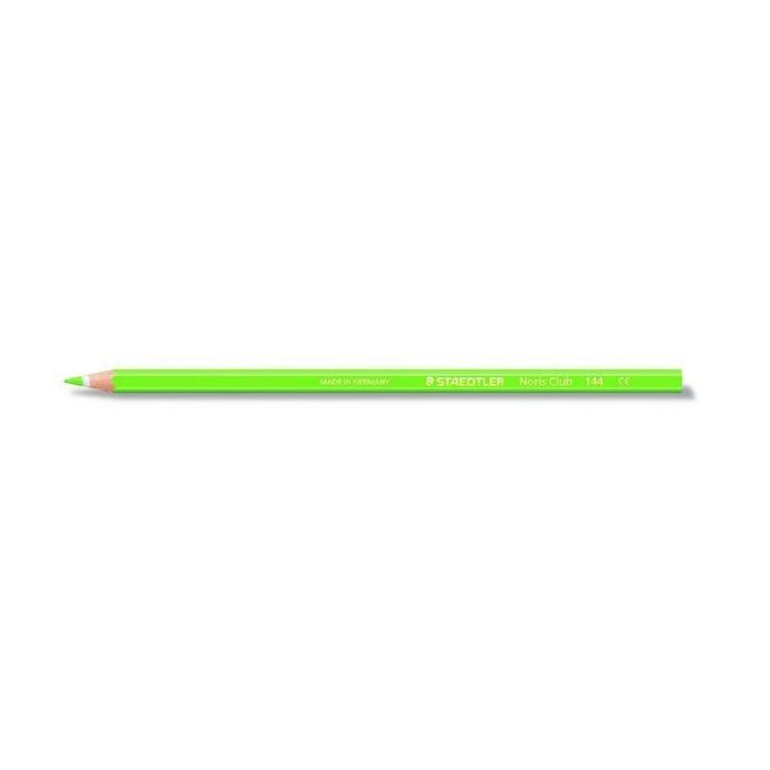  STAEDTLER Pack of 10 Ballpoint Pens Noris Stick Green Colour :  Office Products