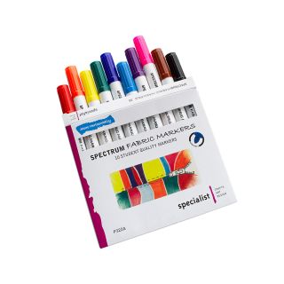Specialist Crafts Fabric Markers. Pack of 10
