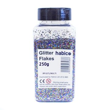 Glitter Flakes Gold 250g 
