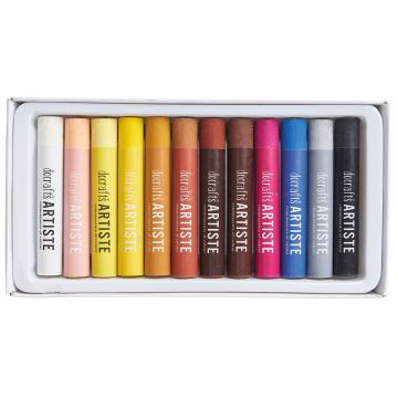 Quality oil based pastels with vivid colours. Assorted skin tone colours. The jumbo oil pastels are 70mm in length and 10mm diameter. Pack of 12.