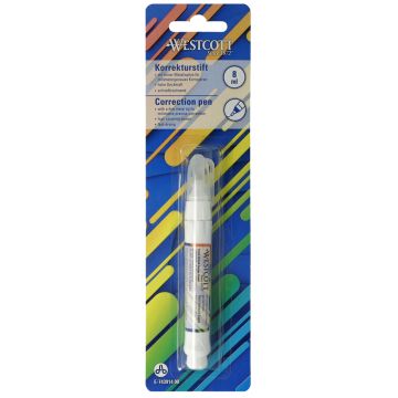 Westcott 8ml Correction Pen White