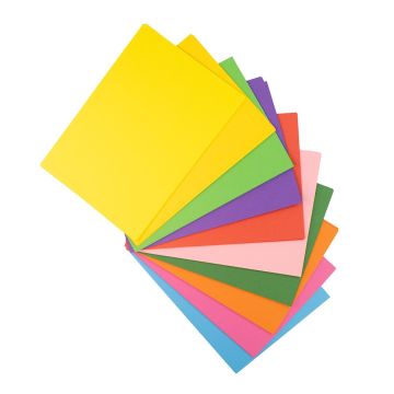 Specialist Crafts Essentials 100gsm Assorted Paper Pack of 100 A4 Brights