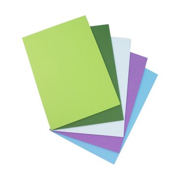 Specialist Crafts Essentials 100gsm Assorted Paper Pack of 100 A4 Blues, Greens, Purples