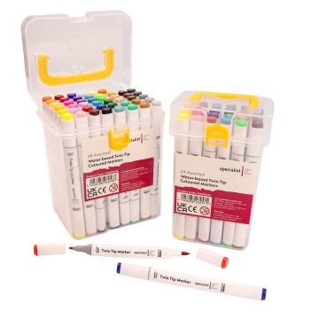 Specialist Crafts Twin Tip Coloured Marker Packs